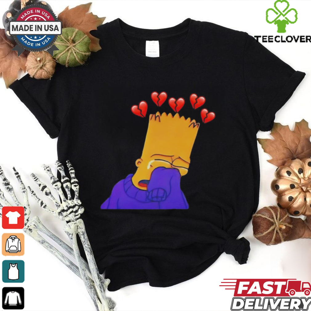 Bart Simpson sad cartoon vintage shirt Bart Simpson sad cartoon vintage shirt