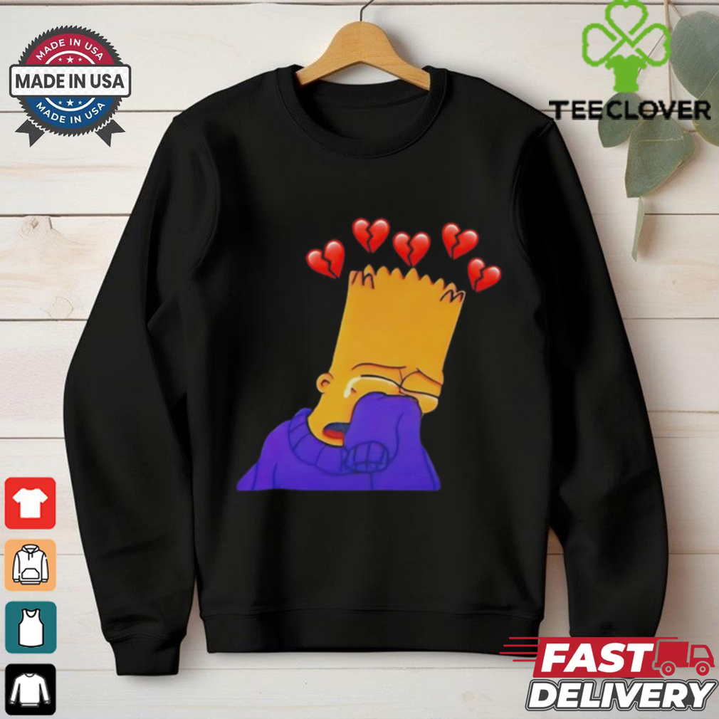 Bart Simpson sad cartoon vintage shirt Bart Simpson sad cartoon vintage shirt