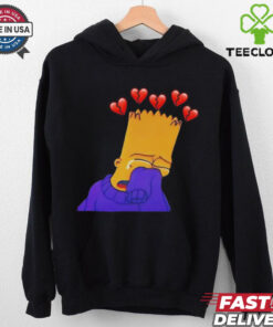 Bart Simpson sad cartoon vintage shirt