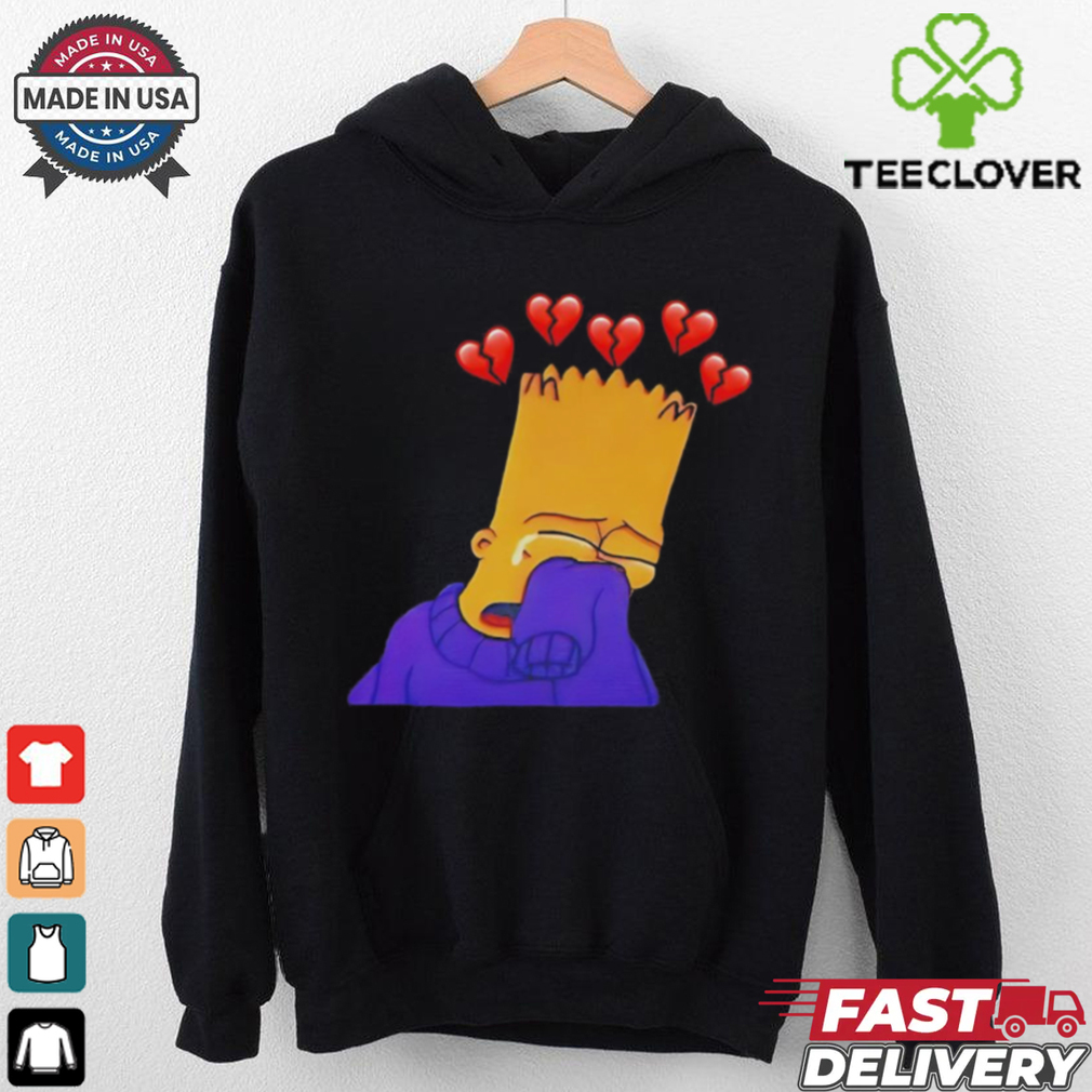 Bart Simpson sad cartoon vintage shirt Bart Simpson sad cartoon vintage shirt