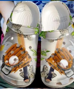 Baseball And Daisy Classic Crocs