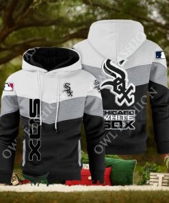 Baseball Chicago White Sox Team MLB Black White Printed Hoodie