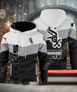 Baseball Chicago White Sox Team MLB Black White Printed Hoodie