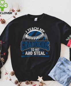 Baseball Grandma Shirt I Teach My Grandkids To Hit & Steal Tank Top
