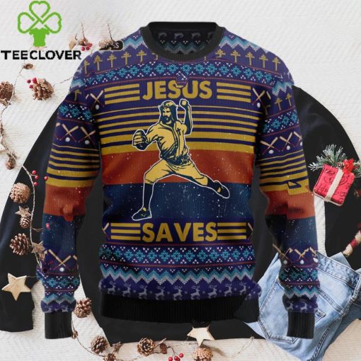 Baseball Jesus Save Ugly Christmas Sweater, Xmas Sweathoodie, sweater, longsleeve, shirt v-neck, t-shirt