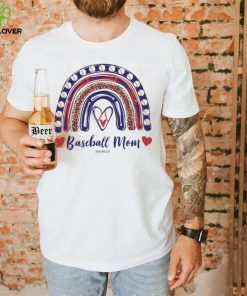 Baseball Mom Rainbows Shirt