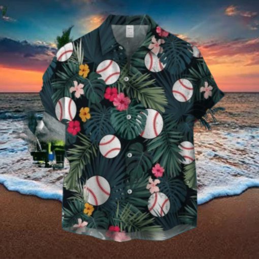 Baseball Pattern Hawaiian Shirt Impressive Gift