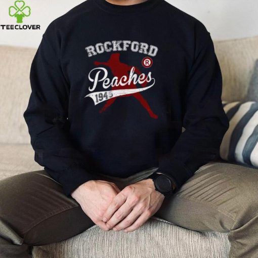 Baseball Retro Art Rockford Peaches Unisex Sweathoodie, sweater, longsleeve, shirt v-neck, t-shirt