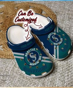 Baseball Seattle Mariners Personalized Baseball Logo Team Clog Shoes 1 Baseball Seattle Mariners Personalized Baseball Logo Team Clog Shoes