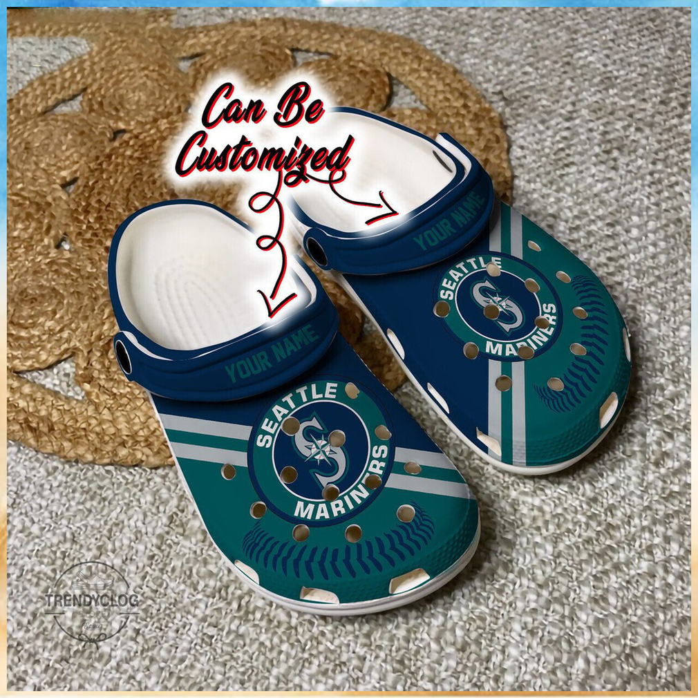 Baseball Seattle Mariners Personalized Baseball Logo Team Clog Shoes Baseball Seattle Mariners Personalized Baseball Logo Team Clog Shoes