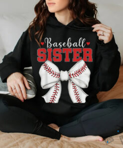 Baseball Sister Vintage Sport Lover Sister Mothers Day T Shirt