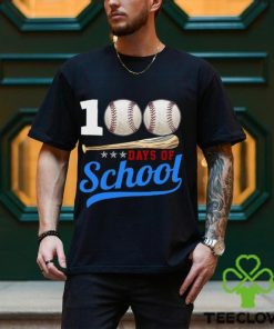 Baseball T shirt, 100 Days Of School, Back To School Gift For Baseball Lovers, Baseball Tees