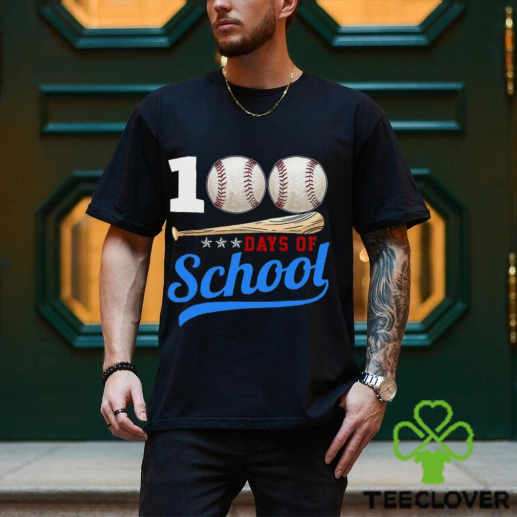 Baseball T shirt, 100 Days Of School, Back To School Gift For Baseball Lovers, Baseball Tees Baseball T shirt, 100 Days Of School, Back To School Gift For Baseball Lovers, Baseball Tees