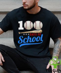 Baseball T shirt, 100 Days Of School, Back To School Gift For Baseball Lovers, Baseball Tees