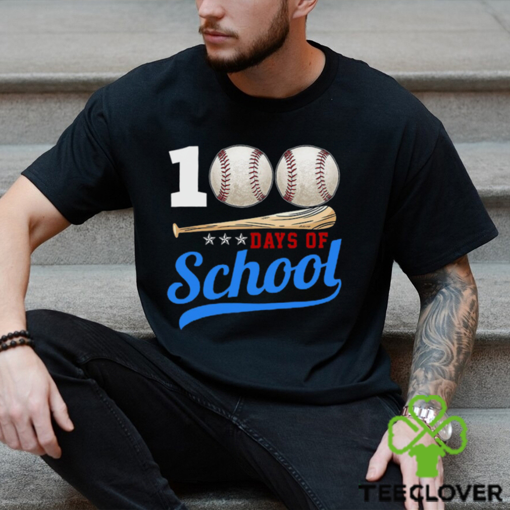 Baseball T shirt, 100 Days Of School, Back To School Gift For Baseball Lovers, Baseball Tees Baseball T shirt, 100 Days Of School, Back To School Gift For Baseball Lovers, Baseball Tees