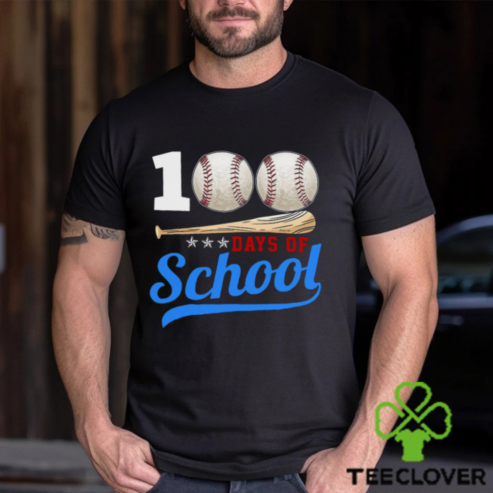 Baseball T shirt, 100 Days Of School, Back To School Gift For Baseball Lovers, Baseball Tees Baseball T shirt, 100 Days Of School, Back To School Gift For Baseball Lovers, Baseball Tees