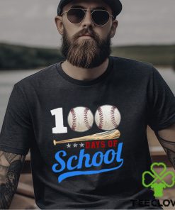 Baseball T shirt, 100 Days Of School, Back To School Gift For Baseball Lovers, Baseball Tees