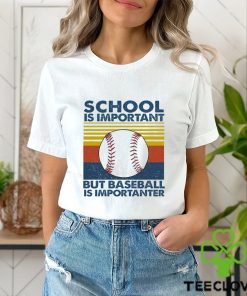 Baseball T shirt, School Is Important But Baseball Is Importanter, Back To School Gift For Baseball Lovers, Baseball Tees
