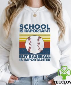 Baseball T shirt, School Is Important But Baseball Is Importanter, Back To School Gift For Baseball Lovers, Baseball Tees