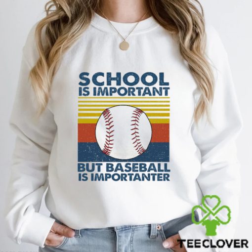 Baseball T shirt, School Is Important But Baseball Is Importanter, Back To School Gift For Baseball Lovers, Baseball Tees