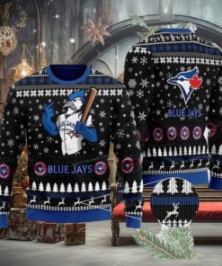 Baseball Team Toronto Blue Jays With Bj Birdy The Mascot Ugly Sweater