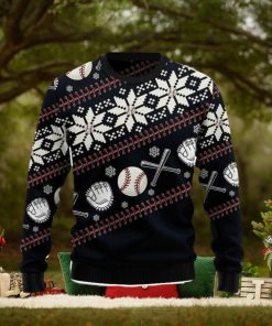 Baseball Ugly Christmas Sweater 3D Gift Christmas Funny