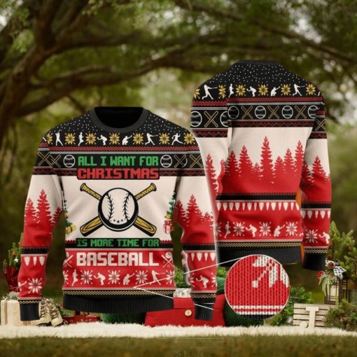 Baseball Ugly Christmas Sweater For Men & Women