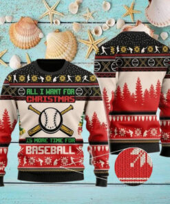 Baseball Ugly Christmas Sweater