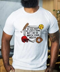 Baseball and softball watch your mouth T shirt