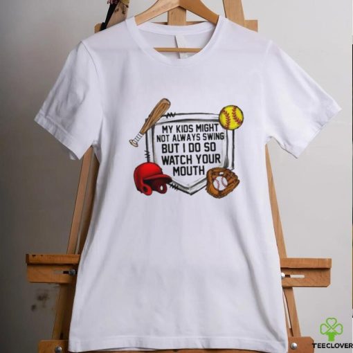 Baseball and softball watch your mouth T shirt