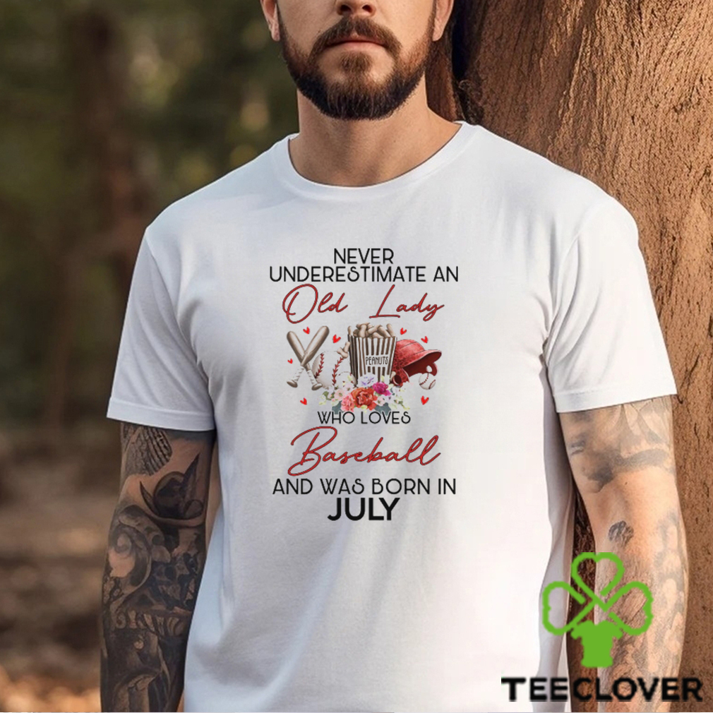 Baseball   old lady July Shirt