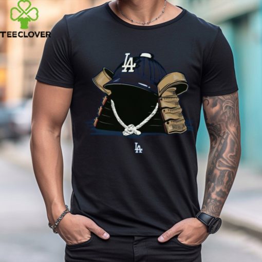 Baseballism Shop Los Angeles Dodgers Samurai LA Kabuto T Shirt