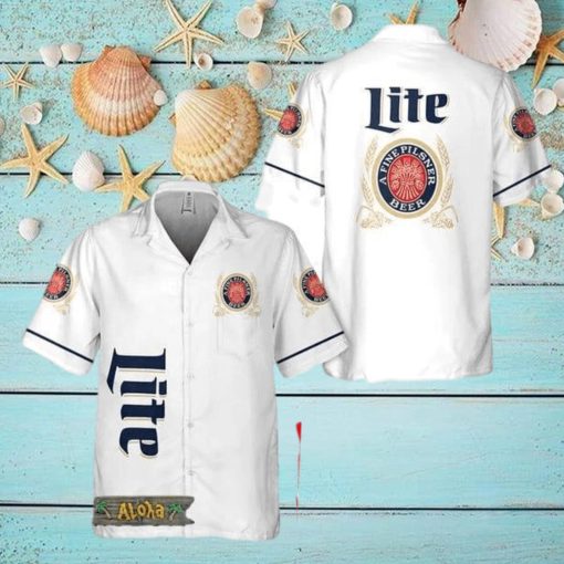 Basic Printed Miller Lite Hawaii Shirt For Men And Women Gift Hawaiian Beer