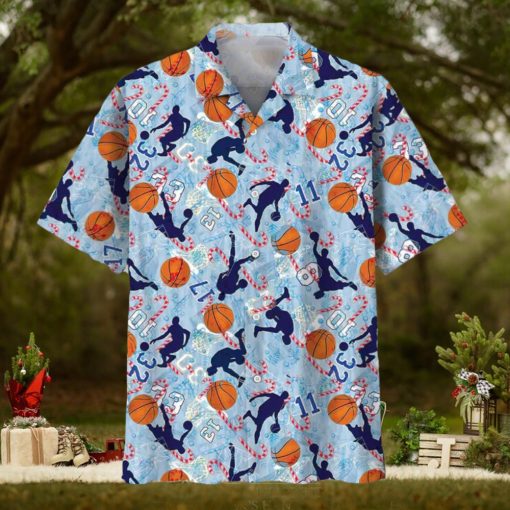 Basketball Christmas Hawaiian Shirt