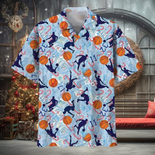 Basketball Christmas Hawaiian Shirt