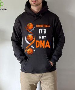 Basketball It's In My DNA V Neck T Shirt