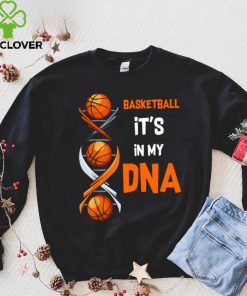 Basketball It's In My DNA V Neck T Shirt