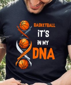 Basketball It's In My DNA V Neck T Shirt