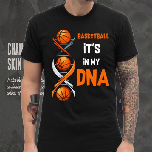 Basketball It’s In My DNA V Neck T Shirt