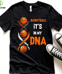 Basketball It's In My DNA V Neck T Shirt