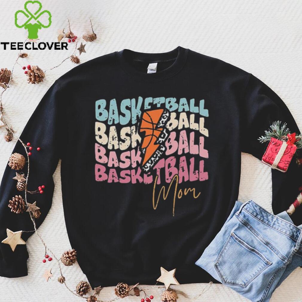 Basketball Mom Shirt, Mama Lightning T Shirt