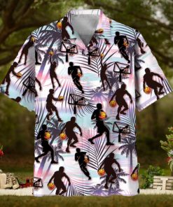 Basketball Players Tropical Hawaiian Shirt