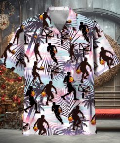 Basketball Players Tropical Hawaiian Shirt