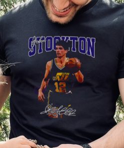 Basketball Signature John Stockton Legend Vintage Retro 80s hoodie, sweater, longsleeve, shirt v-neck, t-shirt