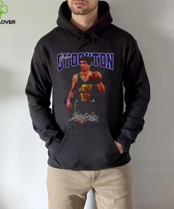 Basketball Signature John Stockton Legend Vintage Retro 80s hoodie, sweater, longsleeve, shirt v-neck, t-shirt