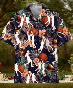 Basketball Team Tropical Hawaiian Shirt