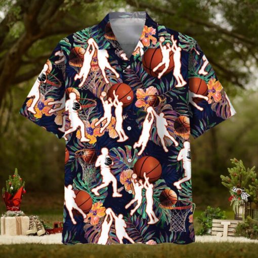 Basketball Team Tropical Hawaiian Shirt