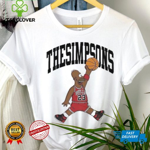 Basketball The Simpsons Jordan Logo Parody Shirt