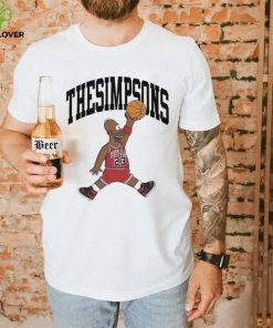 Basketball The Simpsons Jordan Logo Parody Shirt