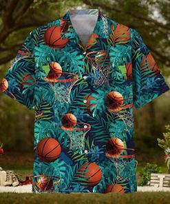 Basketball Tropical Hawaiian Shirt